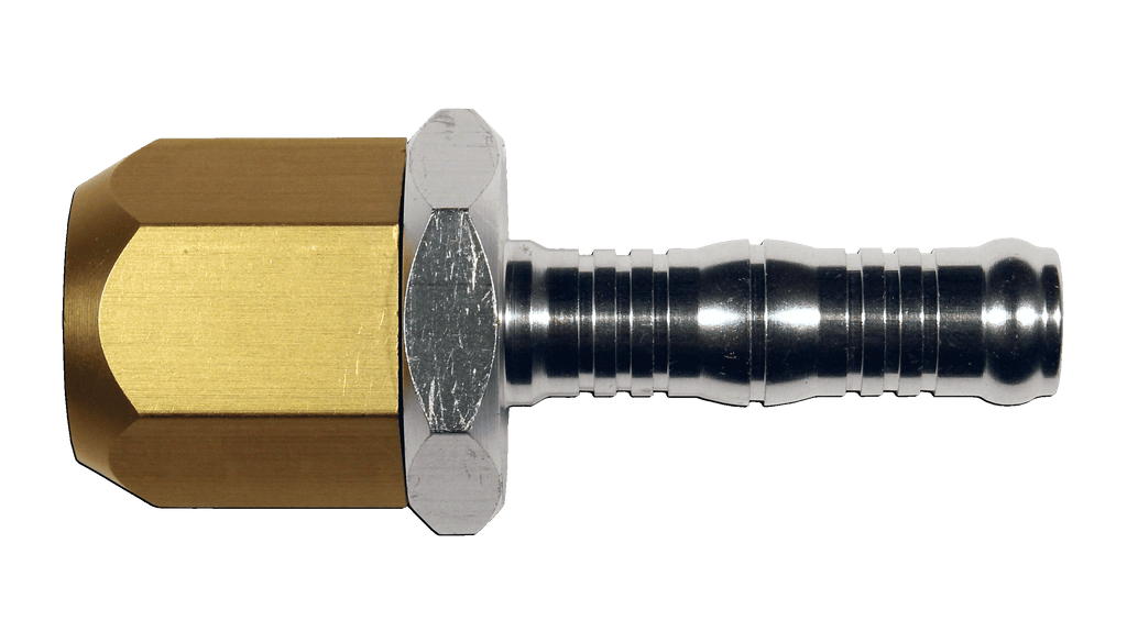 1876 - #8 Reduced Barrier Hose to 5/16", 3/8", 1/2" Aluminum Tube