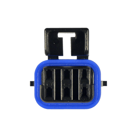 6-Wire Male Connector Housing