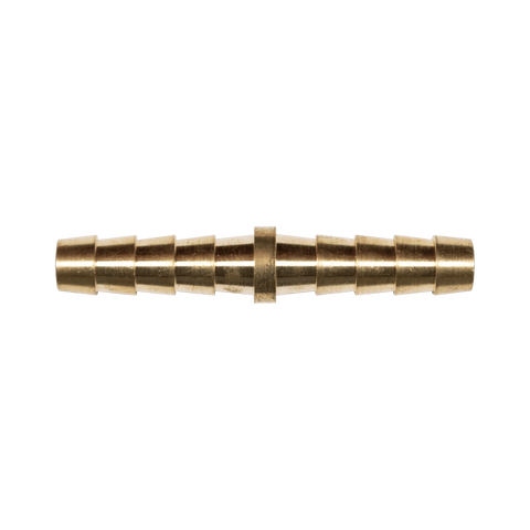 1/4" Brass Barb Straight Connector