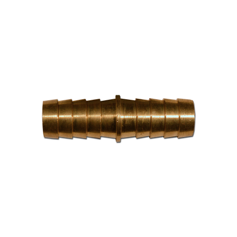 1/2" Brass Barb Straight Connector