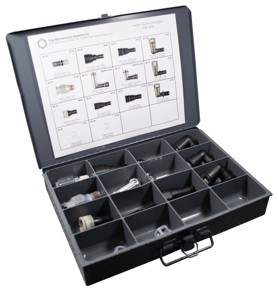 Heater Quick Disconnect Assortment Tray Maintenance Systems, Inc.