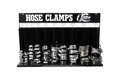 Hose Clamp Assortment with Rack