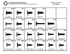 Plastic Push Button Assortment