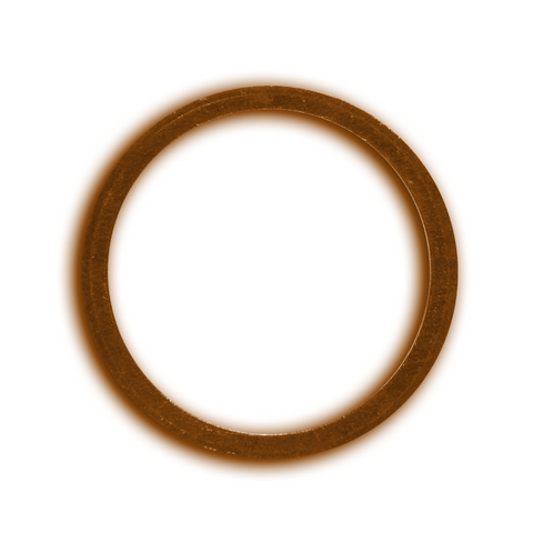 4633 - 20 x 24mm Copper Washer