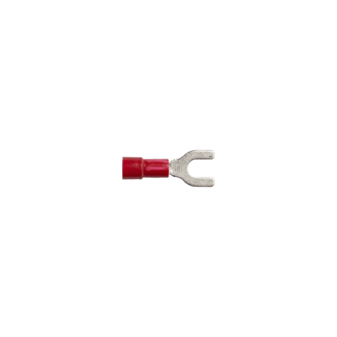 521 - 18-22 Ga Red x #8 Stud Spade Connector