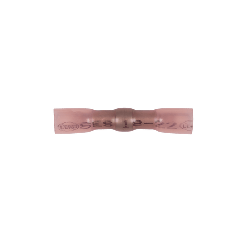 8930ML - 18-20 Gauge Red Solder Crimp Shrink Butt Connector