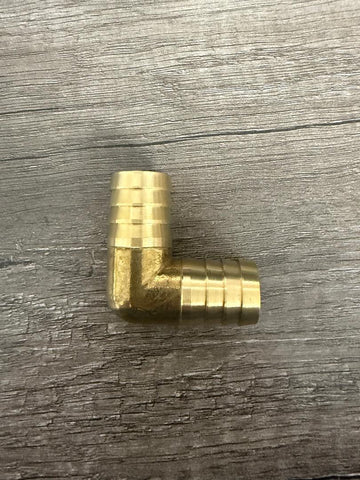 3/4" Brass 90 Degree Elbow Heater Hose Connector