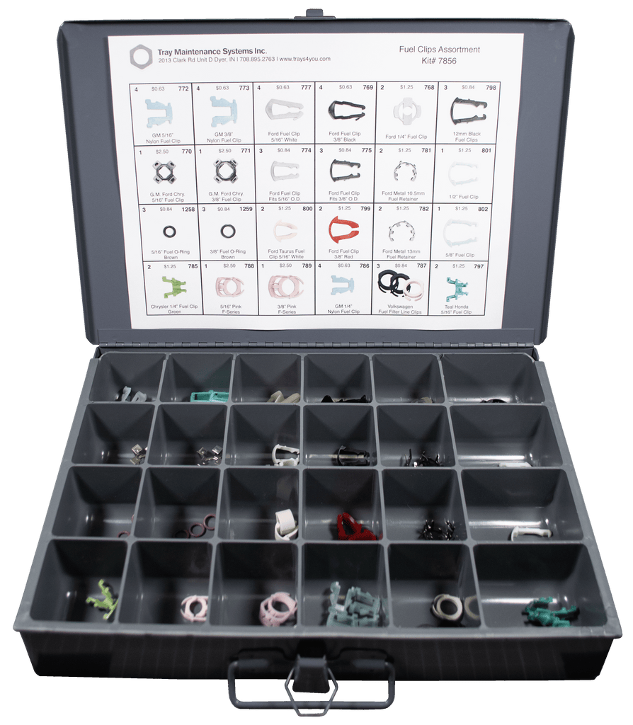 1/4" Brake & Fuel Line Clips With Bolts - 20 Piece Set By Thestopshop