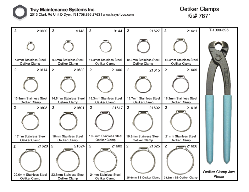 Oetiker Clamps Assortment