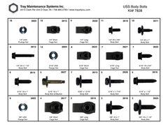 USS Body Hardware Assortment