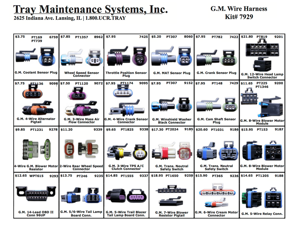 GM Wire Harness Assortment